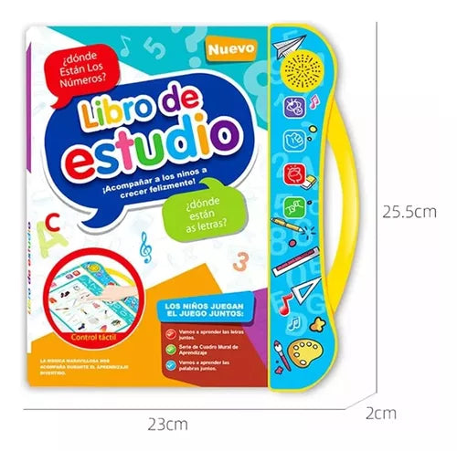 Libro de aprendizaje interactivo en Ingles y Español