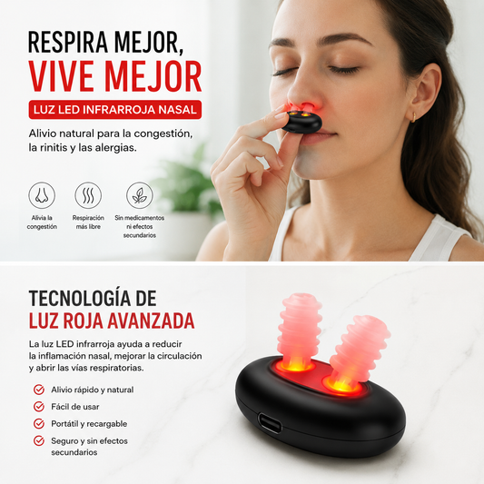 Terapia Nasal con tecnología de luz roja