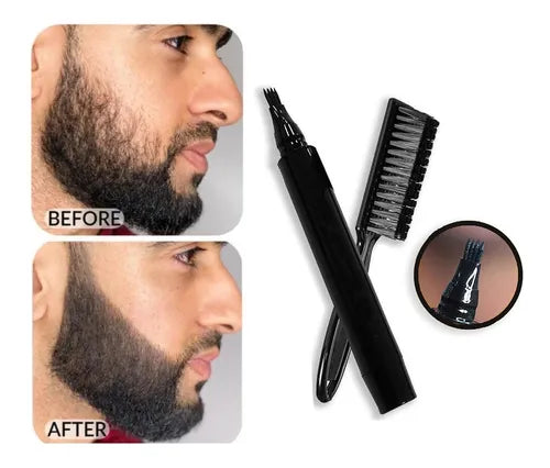 Relleno para barba tipo lapiz color negro - Filler pen