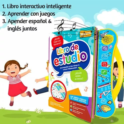 Libro de aprendizaje interactivo en Ingles y Español