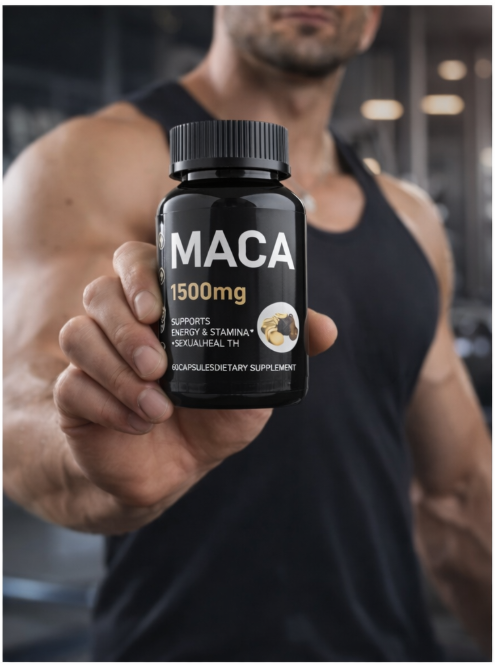 💪 MACA 1500mg – Energía y Vitalidad Masculina Natural