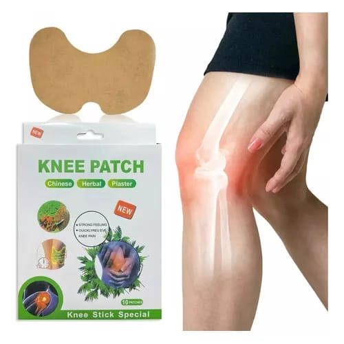 Parches Herbales para Alivio del Dolor de Rodilla – Caja x10 unidades
