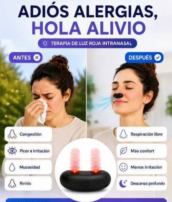 Terapia Nasal con tecnología de luz roja